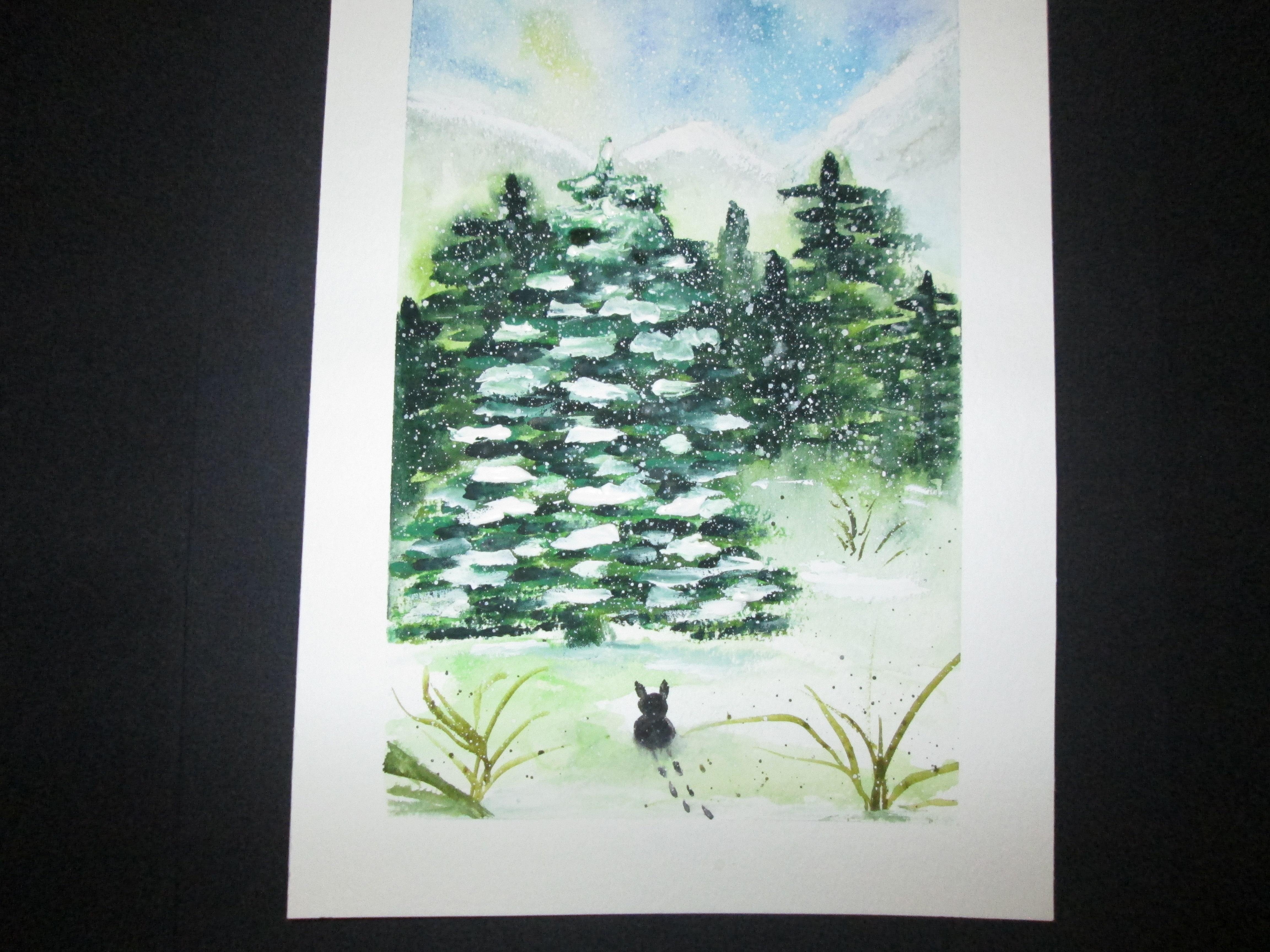 Snowy Landscape - student project