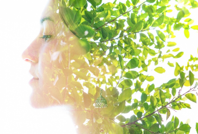 Double Exposure Portrait