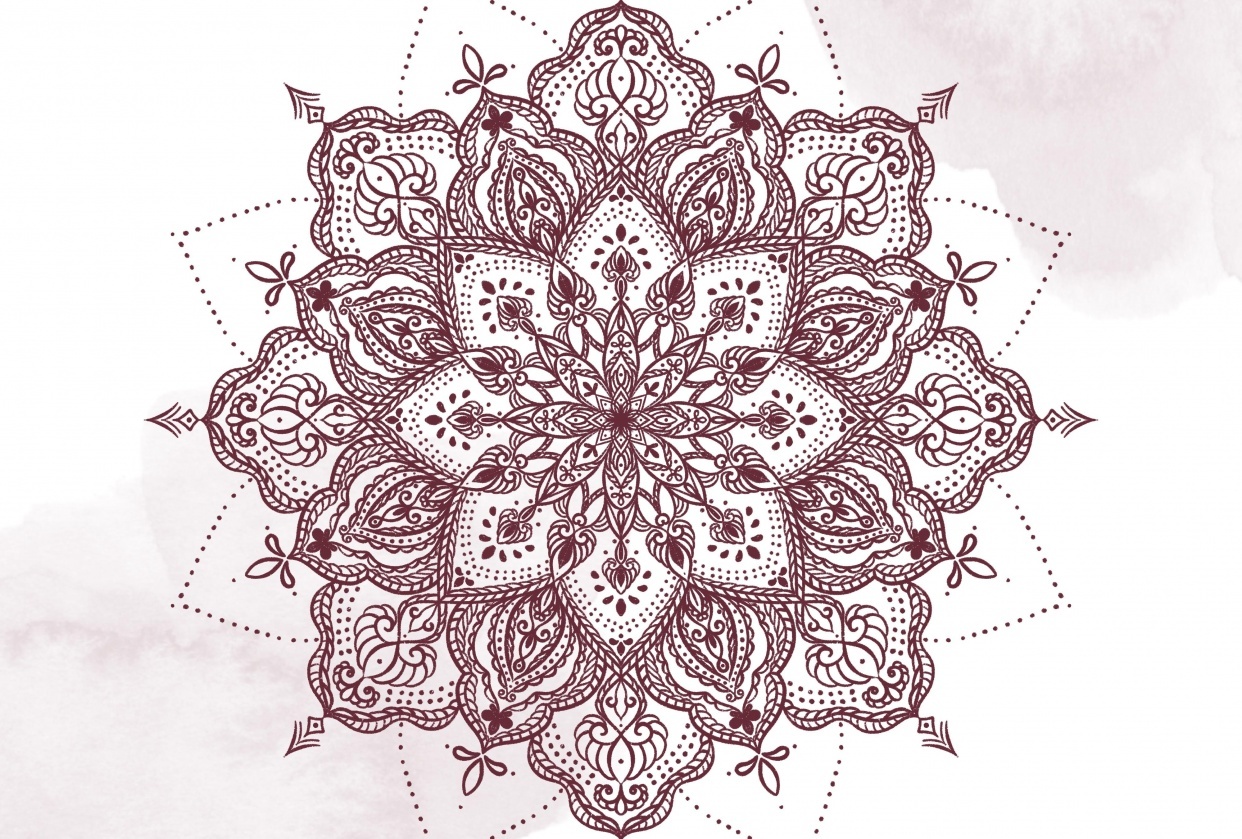 Procreate Linework Mandala - student project