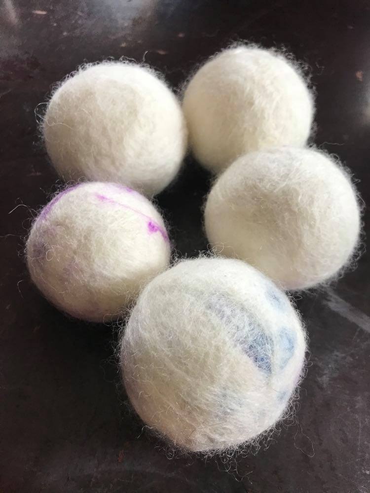 Dryer balls - student project