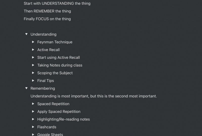 Class Notes