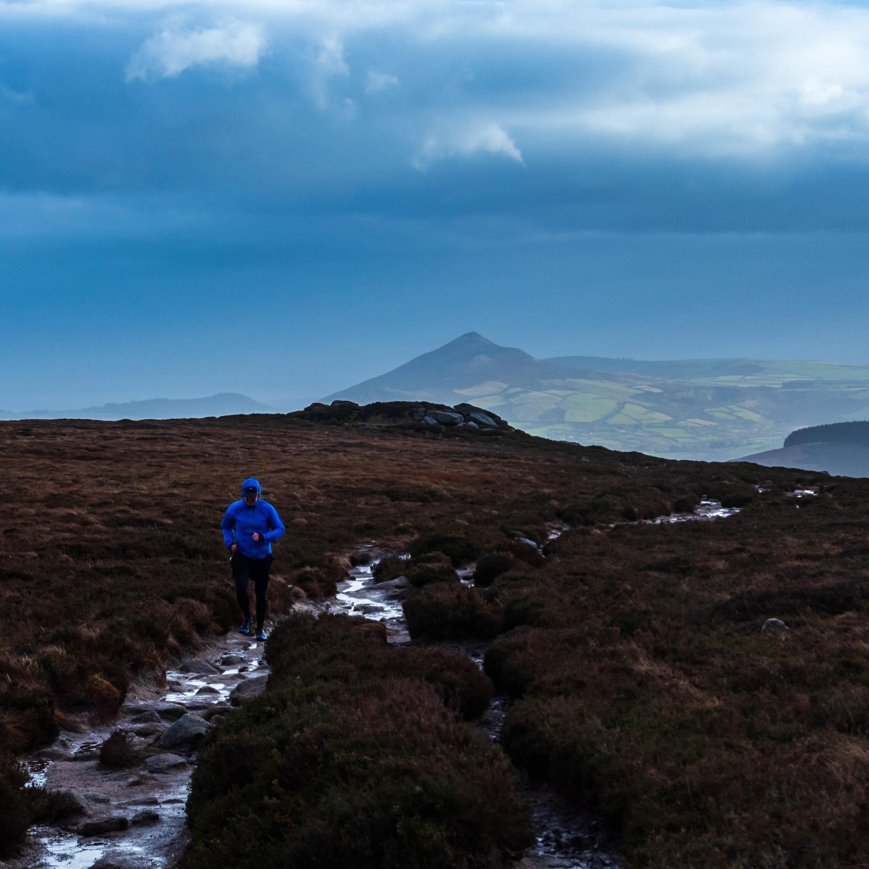 Mountain jogger - Photographic composition - student project