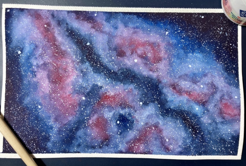 Watercolour Galaxies: Shapes