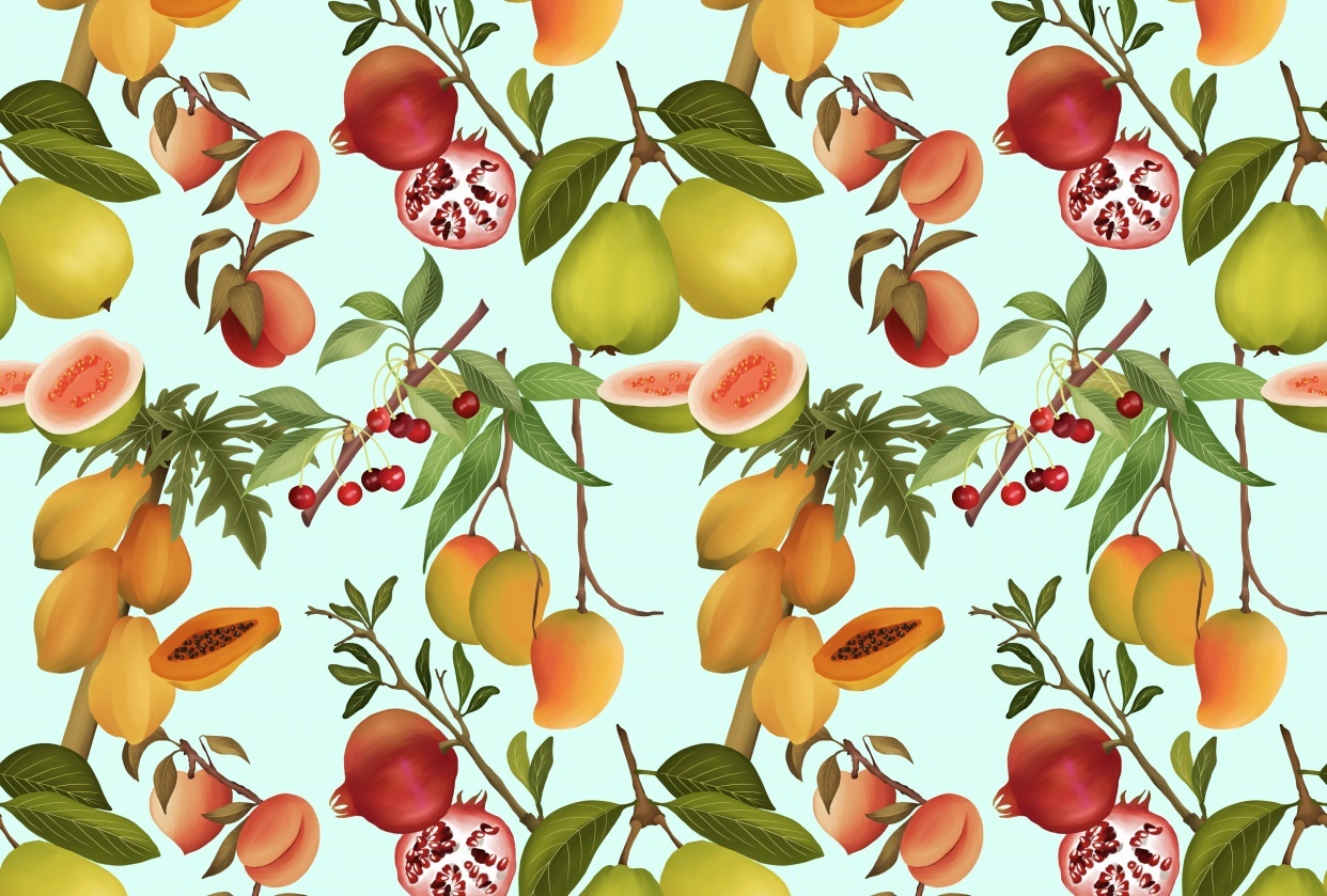 Fruit Pattern - student project