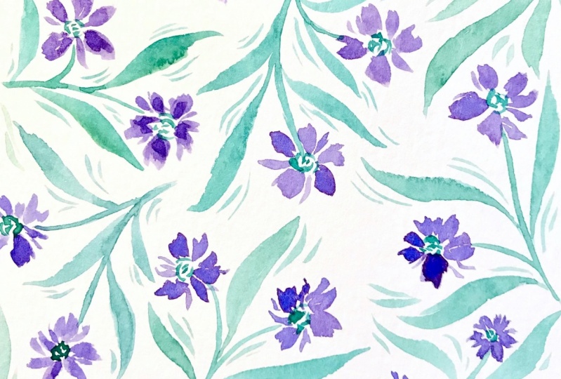 Meditative Watercolor Patterns
