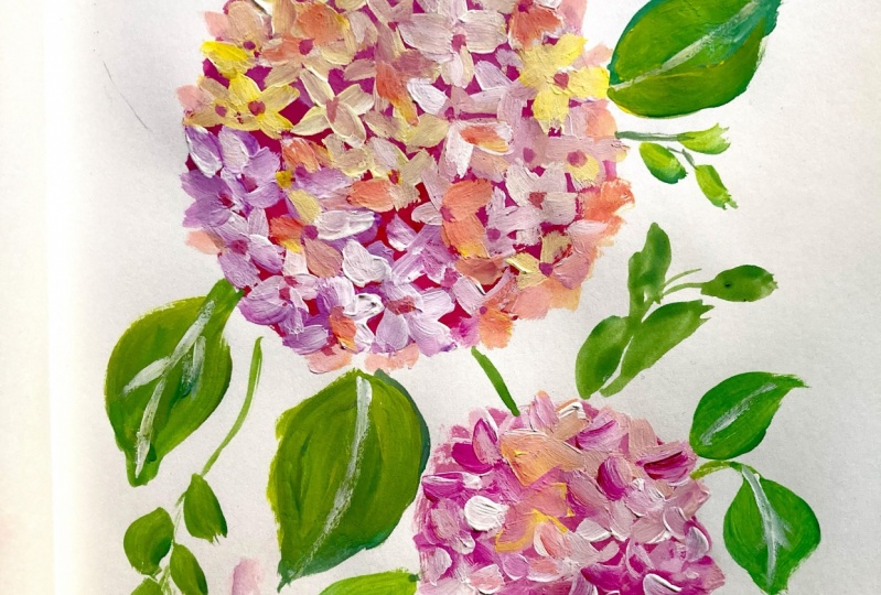 Gouache florals