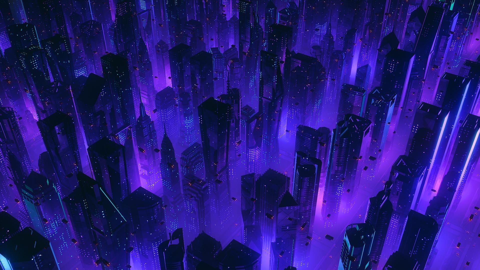 Cyberpunk Noir City - student project