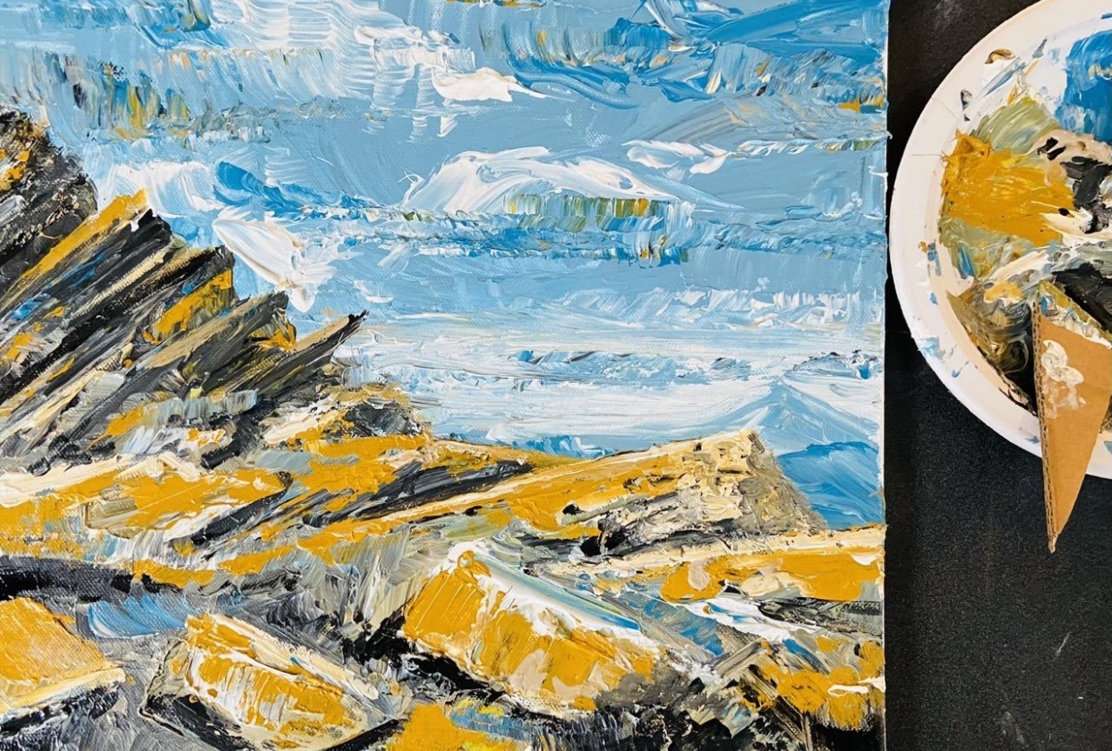 Storm over Chief Mountain - student project