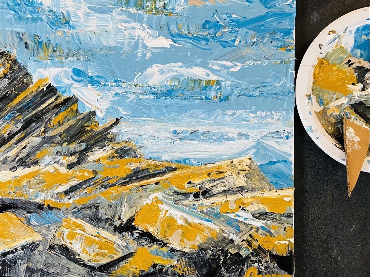 Storm over Chief Mountain - student project