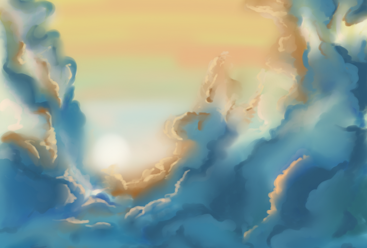 Sky painting - student project