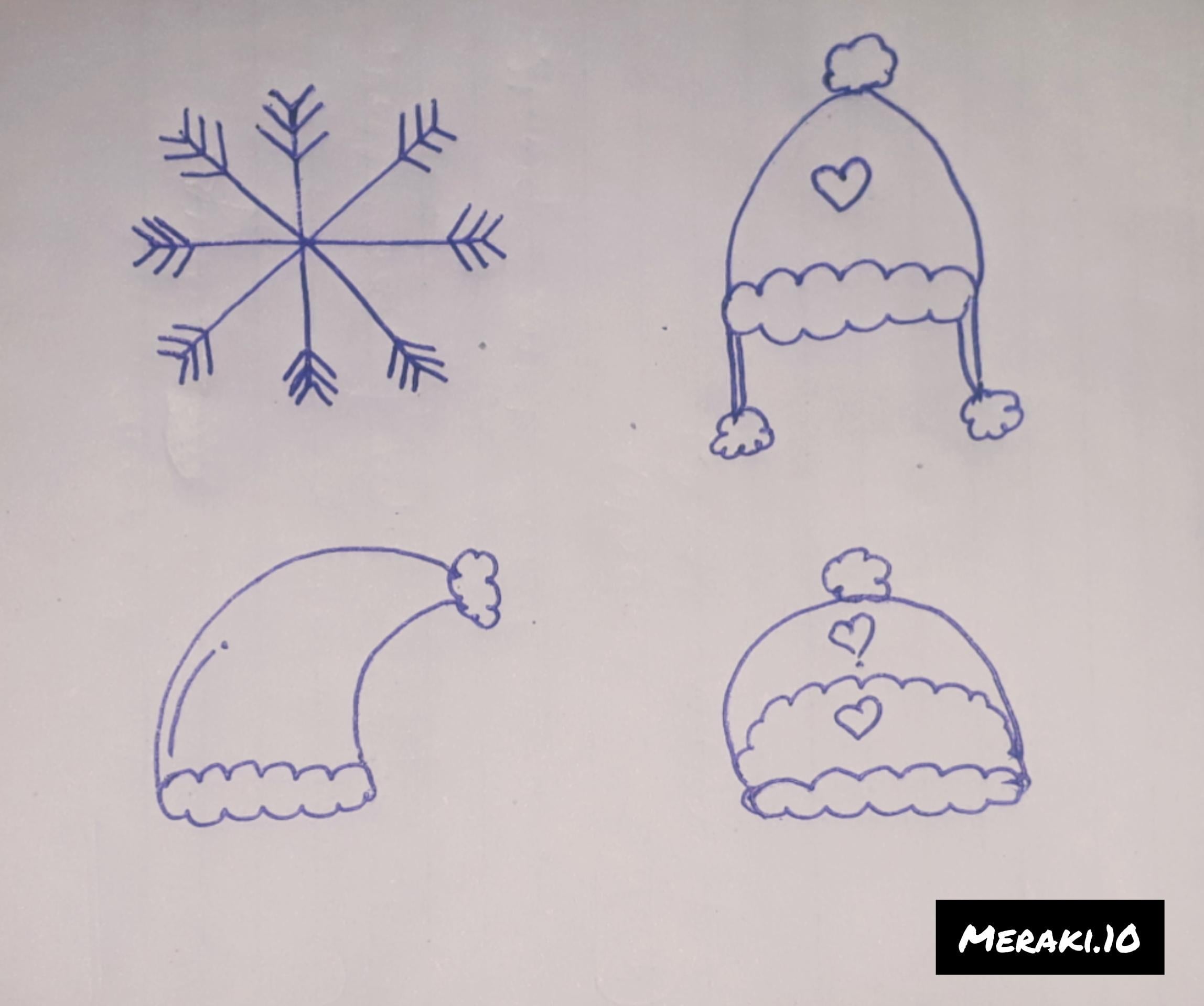 Winter doodles - student project