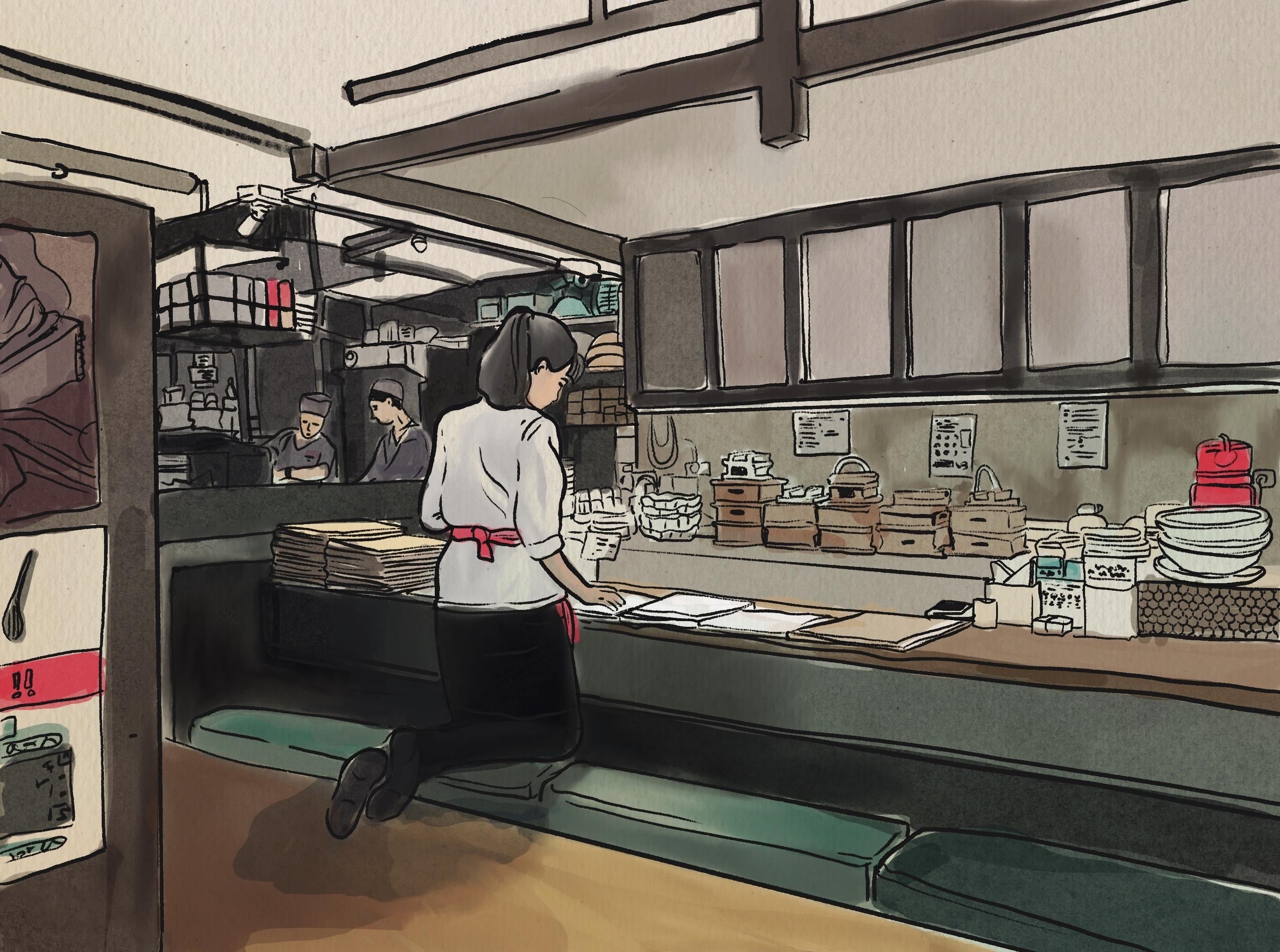 Japanese quarter in Bangkok - student project