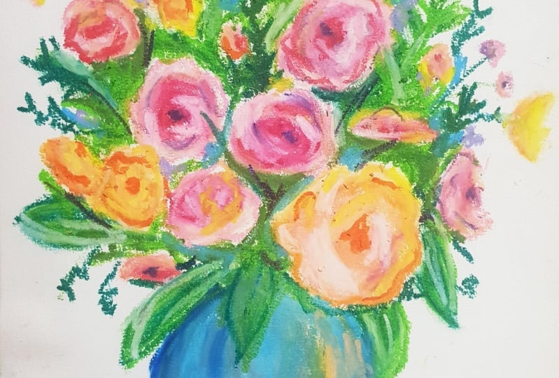 First time trying oil pastels