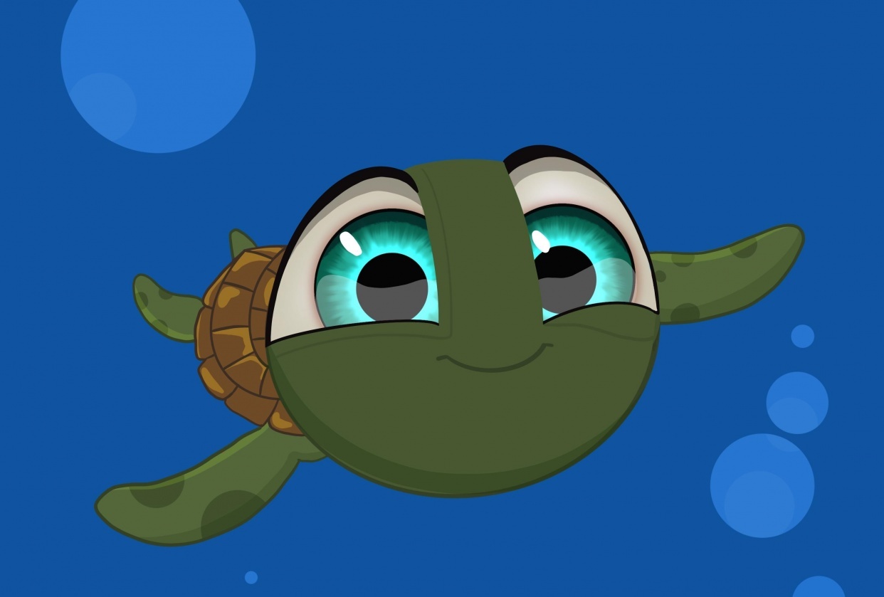 Baby Sea Turtle - student project
