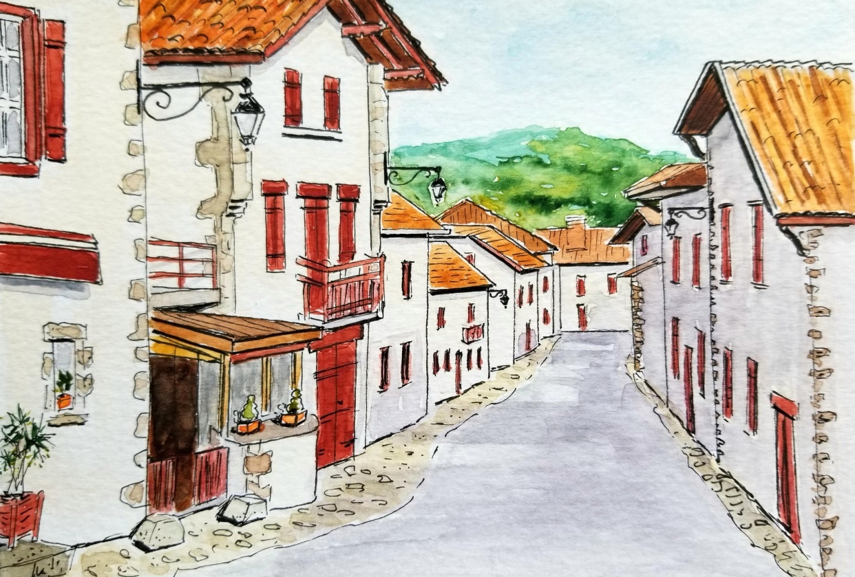 French village - student project