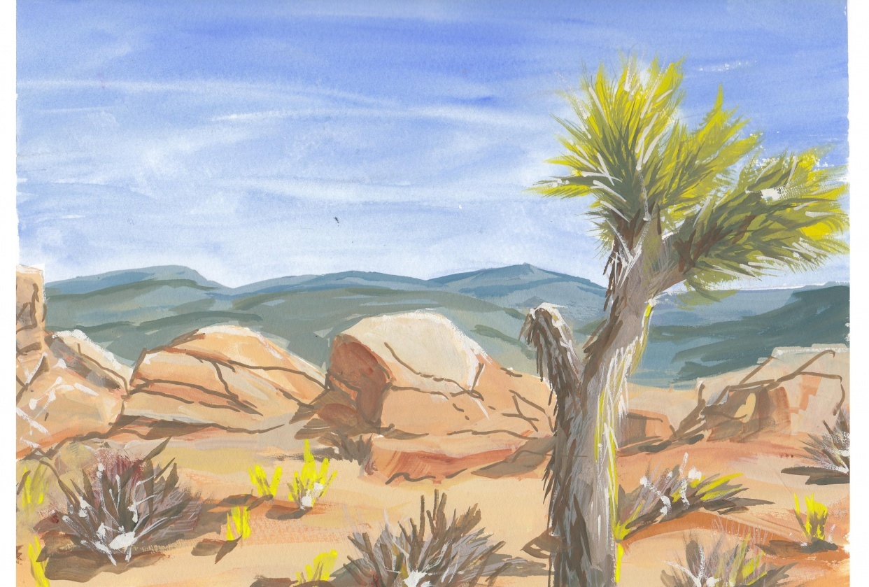 Light desert - student project