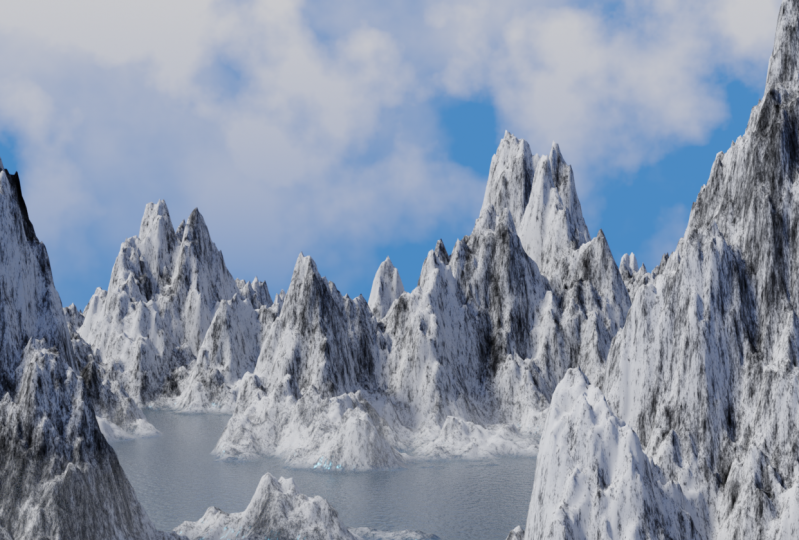 first mountain!