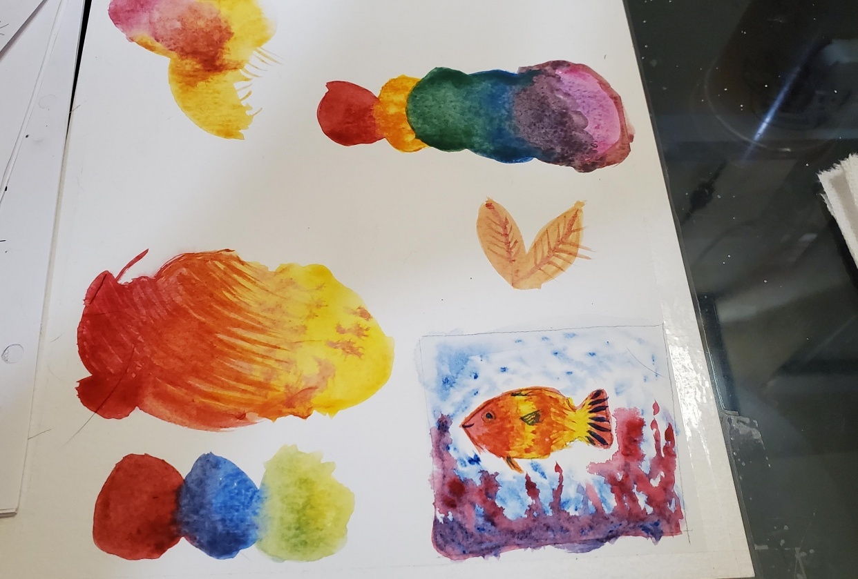 Tiny fish - student project