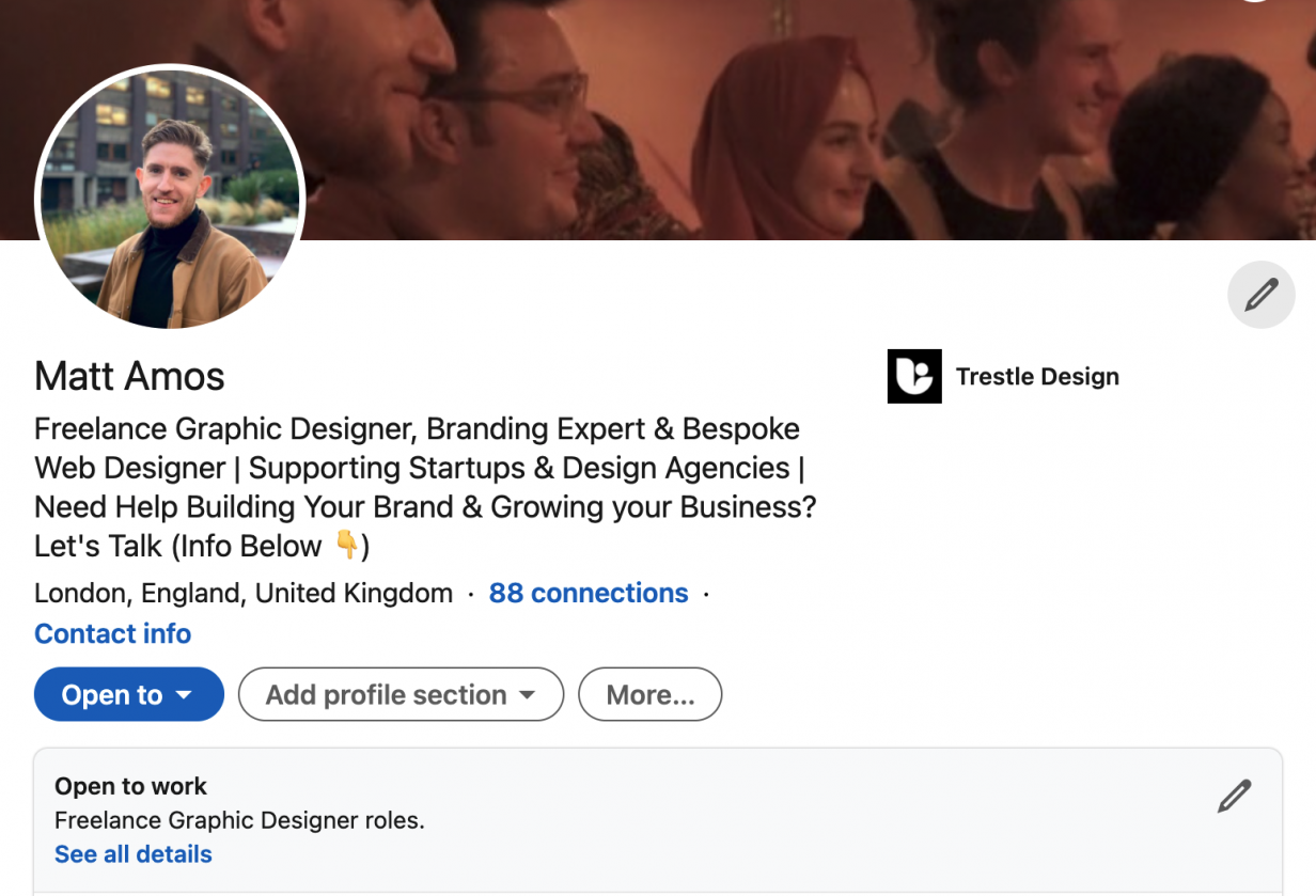Matt Amos Freelance Graphic Designer, Branding Expert & Bespoke Web Designer - student project