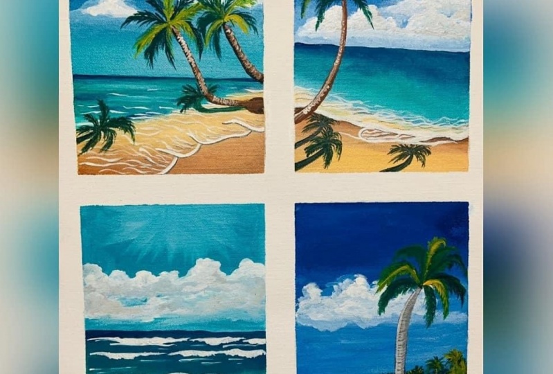 Beach paintings