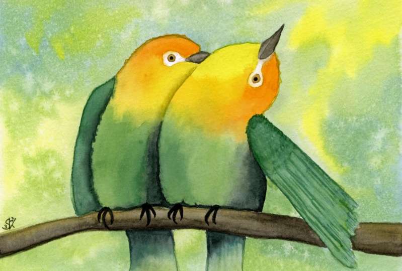 Two little birds