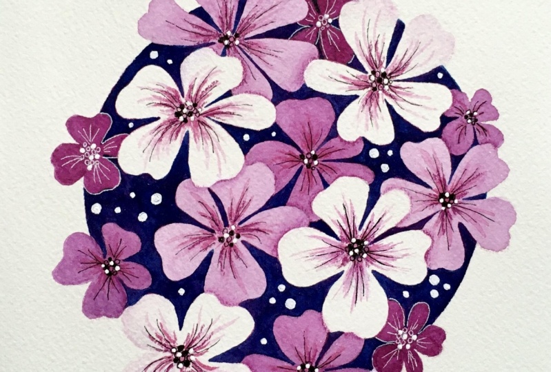Purple Fantasy Flowers