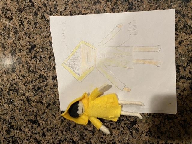 Custom plush from kid’s drawing - student project