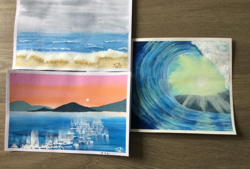 Gouache 3 ways