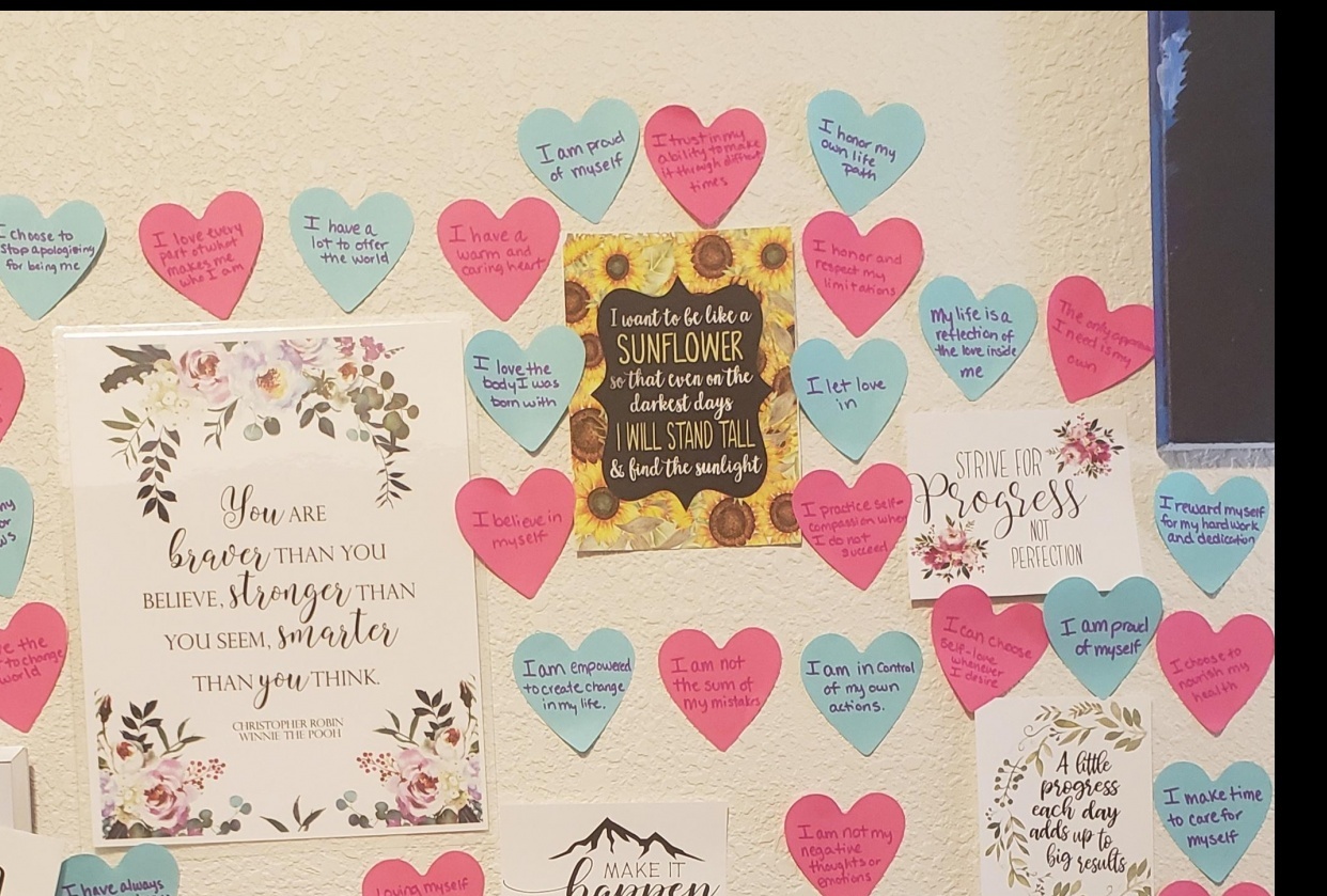 My Affirmation Wall - student project