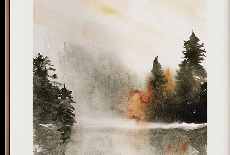Misty wall art project