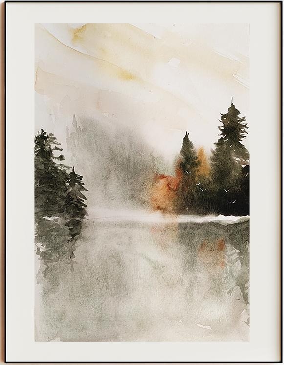 Misty wall art project - student project
