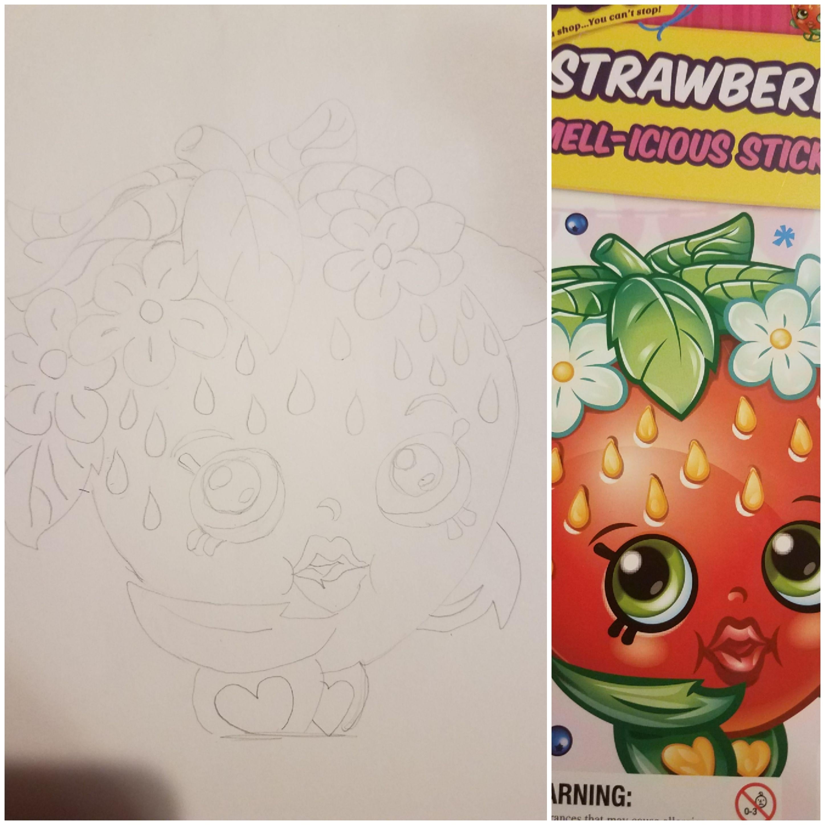 Upside down drawing - student project