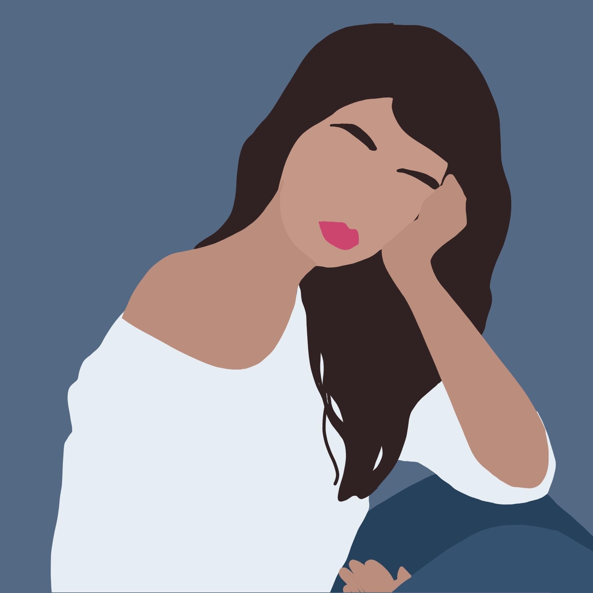 Girl in White Shirt - student project