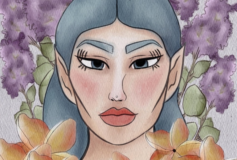 Digital watercolour