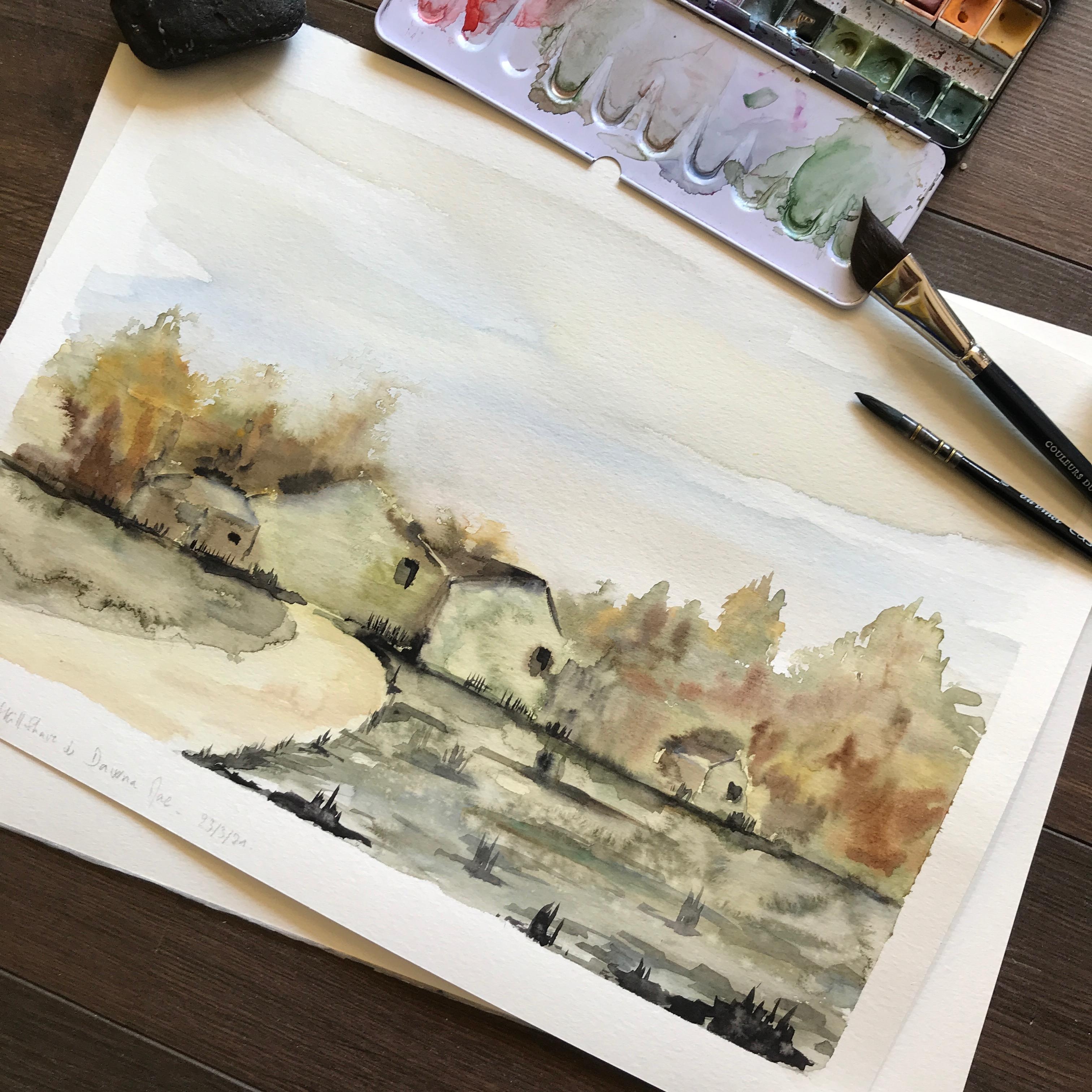 Misty village - student project