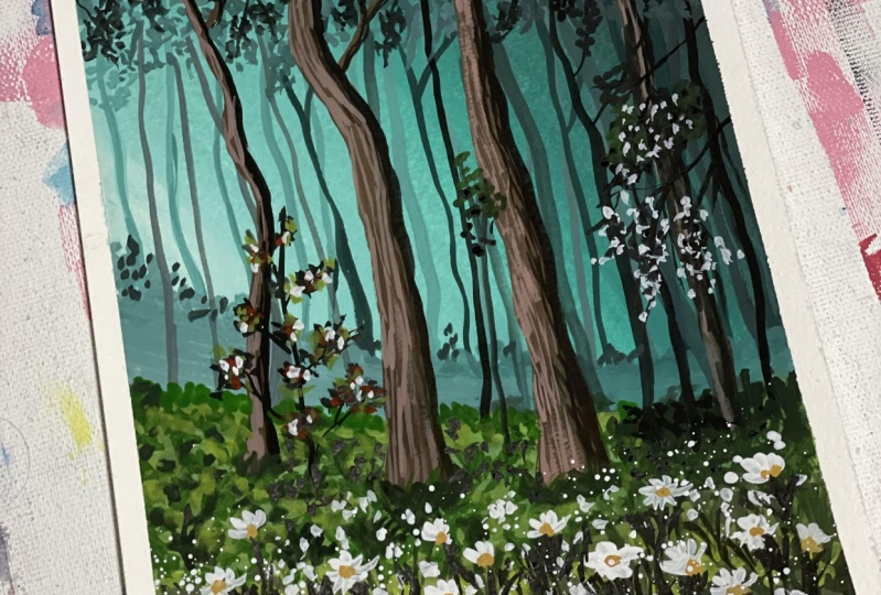 Misty Forest with Shanan