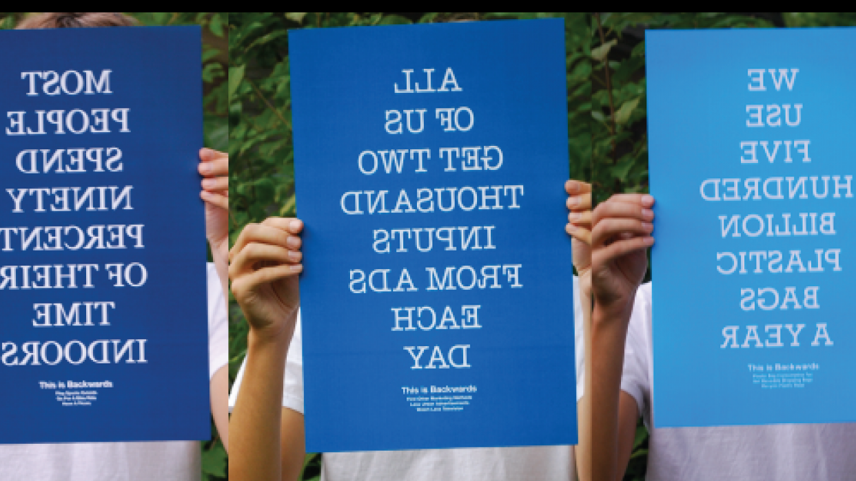 Backwards Poster Series - student project