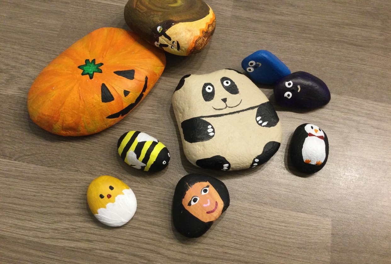 Pebble Painting - student project