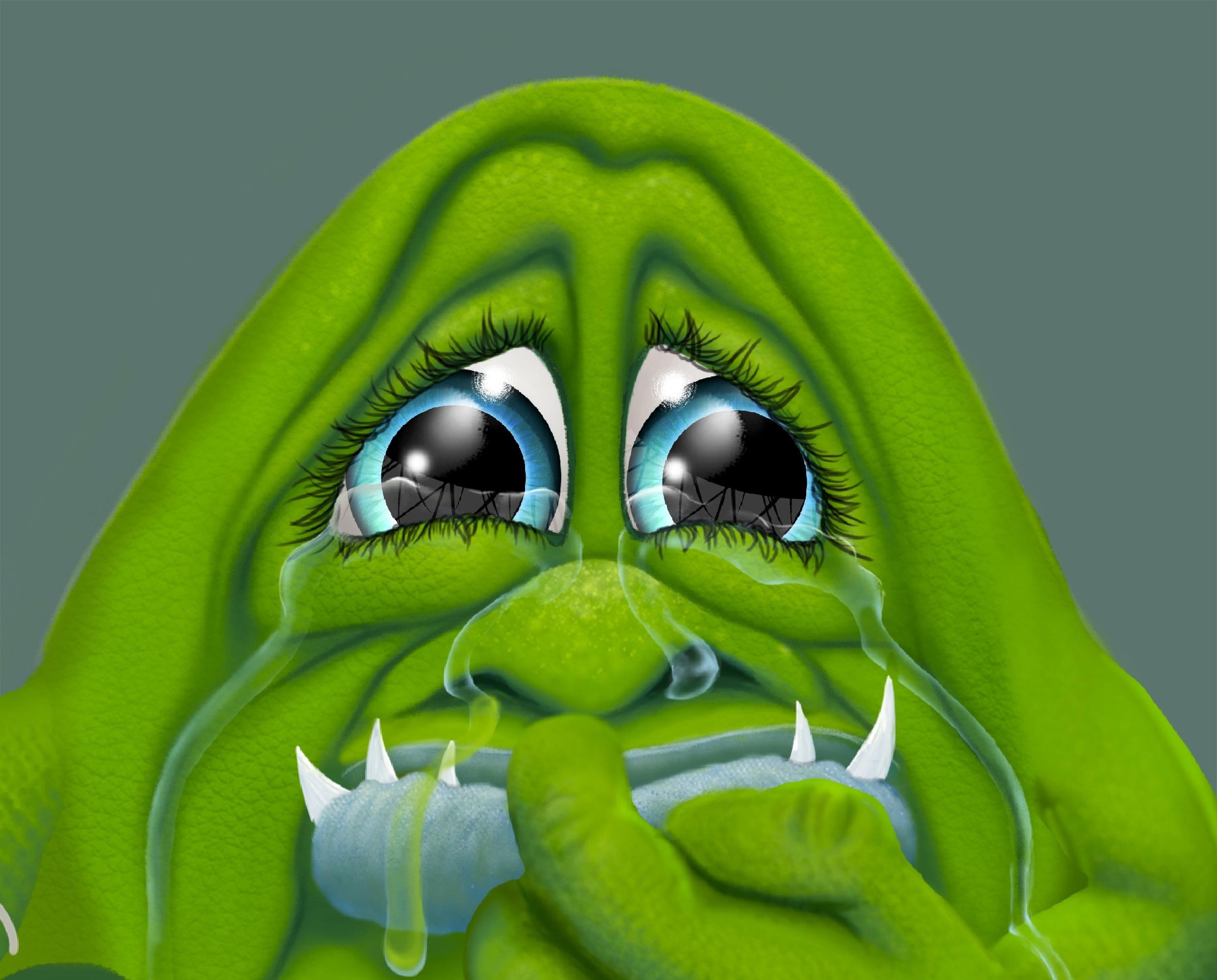 Sad monster - student project