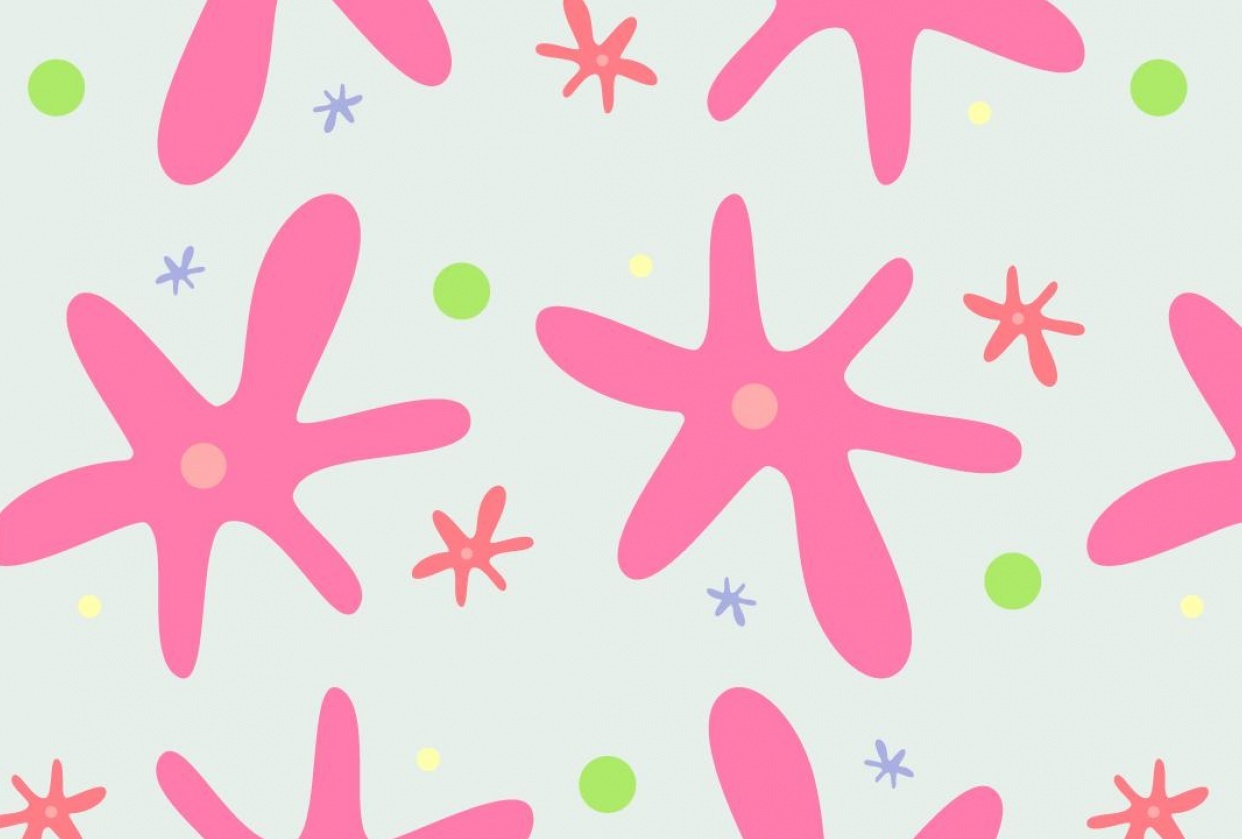 My first pattern and Opacity Mask Poster - student project