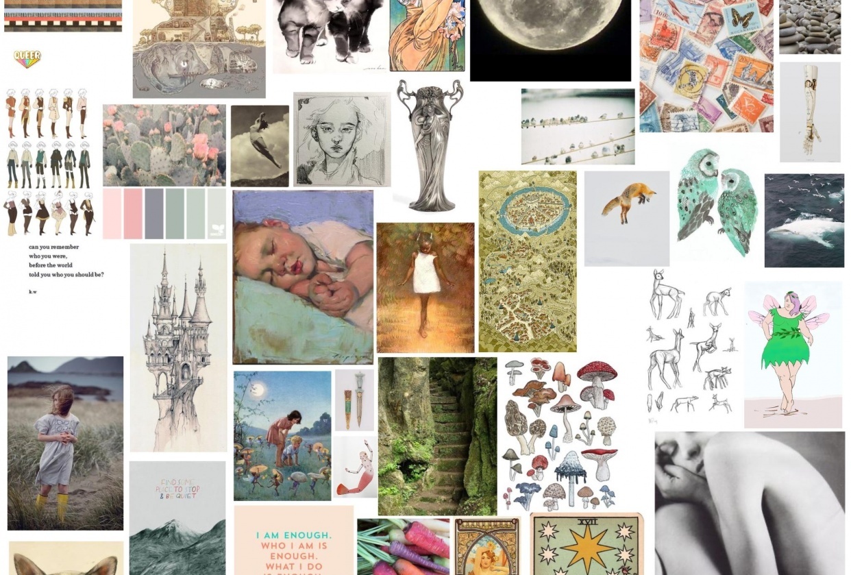 Mood board - student project
