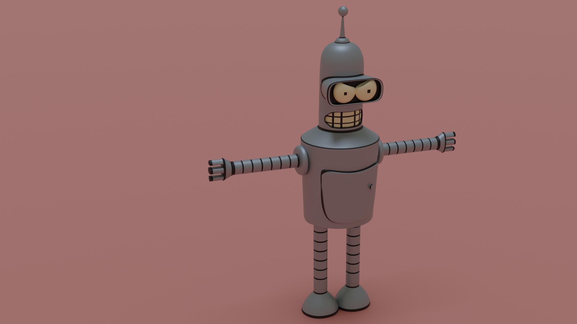 Bender in blender - student project