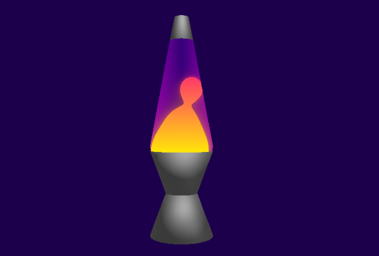 My desk lava lamp - student project