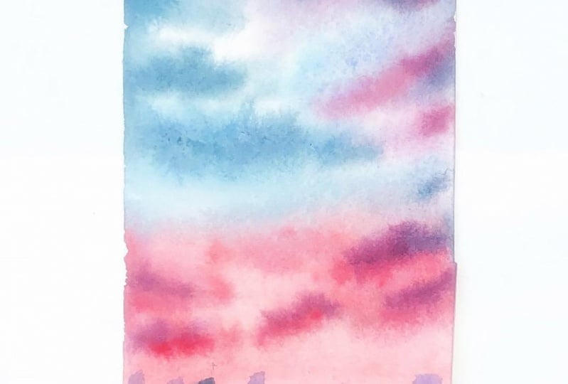 Dreamy sunset