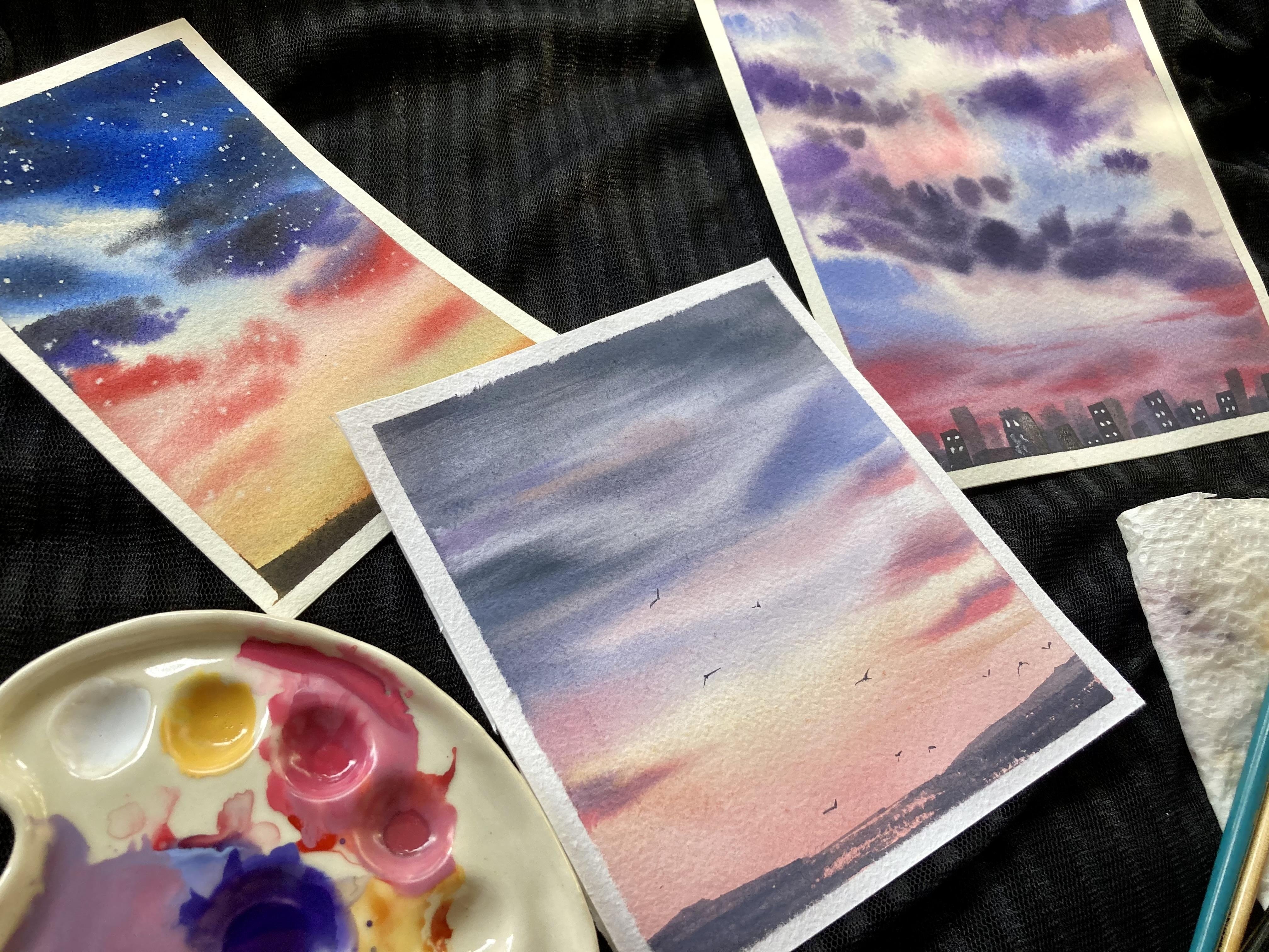 Dreamy Sunsets - student project