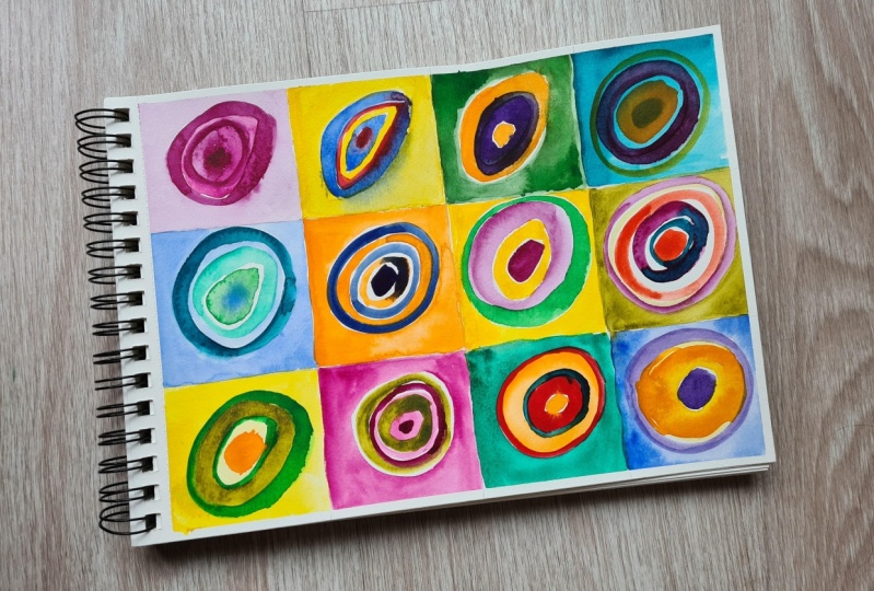 Círculos concéntricos kandinsky