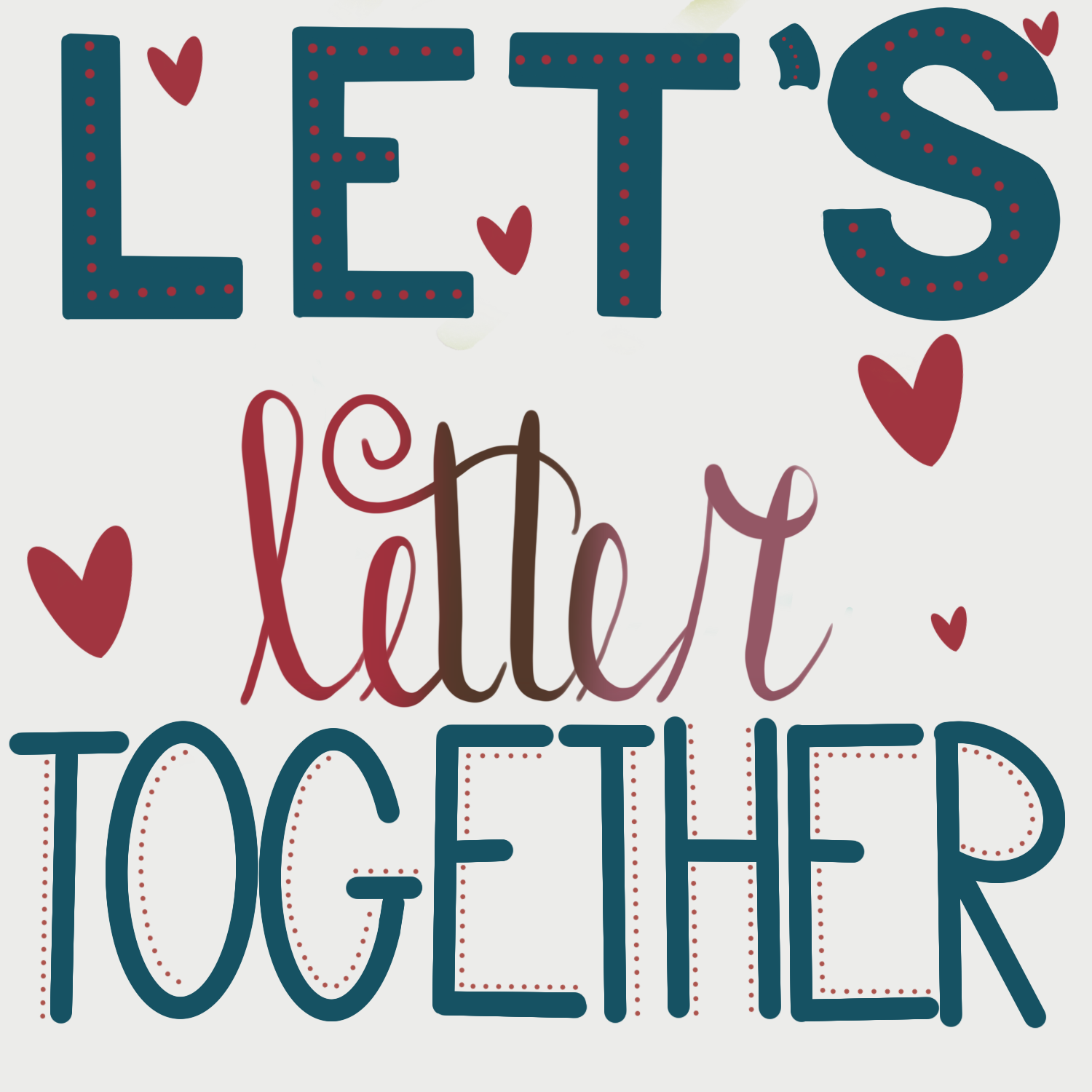 Lets letter together - student project