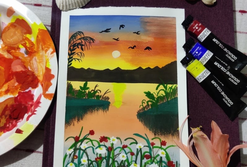 Sunset landscape