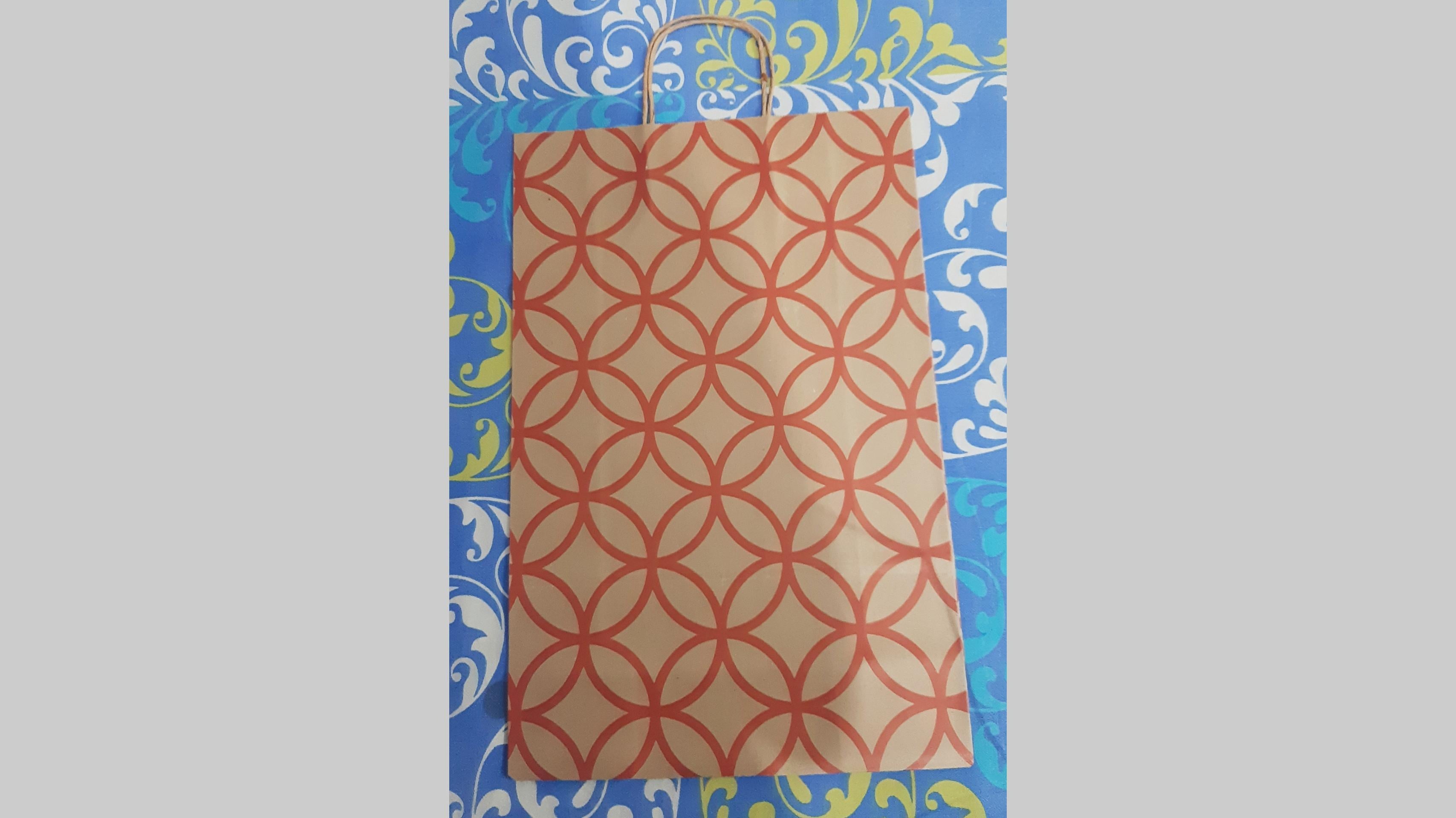 Handmade paperbag - student project