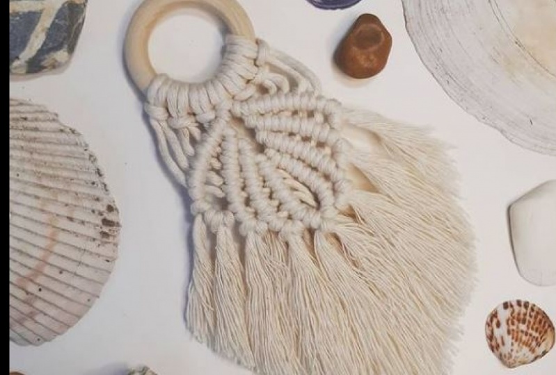 Macrame Seashell